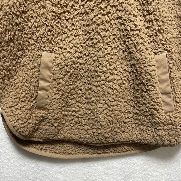 Abercrombie And Fitch Sherpa Pullover Women’s Size Small Brown Soft Fall - Picture 5 of 11